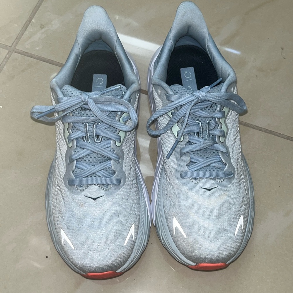 Hoka One One Womens Arahi 6 1123197 PABF Blue Running Shoes Womens Size 7 B